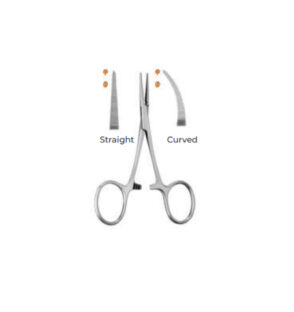 Curved Forceps AM_01-438 Baby-Mosquito 10 cm