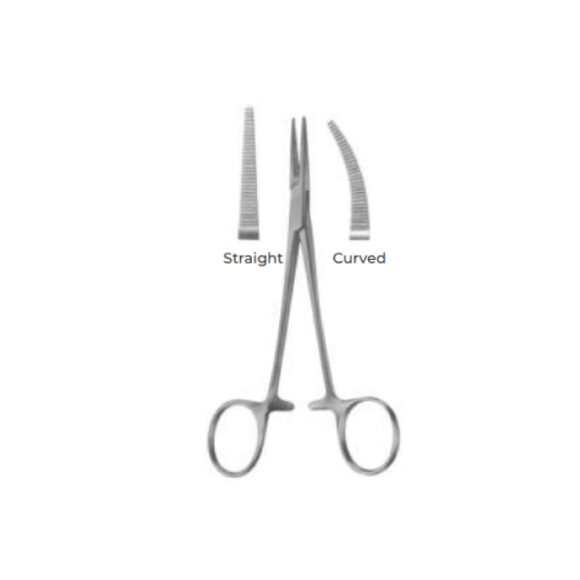 Curved Forceps AM_01-443 Baby-Crile (Pean) 14 cm