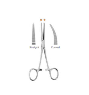 Curved Forceps AM_01-445 Baby-Crile (Kocher) 14 cm