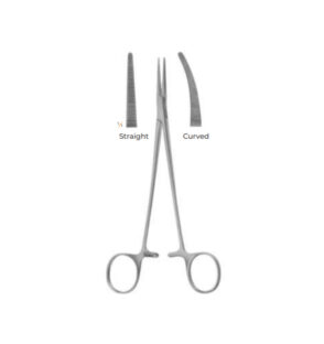 Curved Forceps AM_01-447 Halsted 18.5 cm