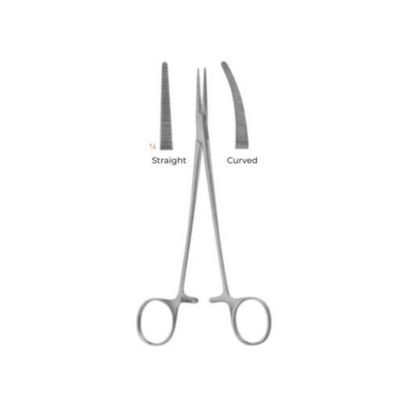 Curved Forceps AM_01-447 Halsted 18.5 cm