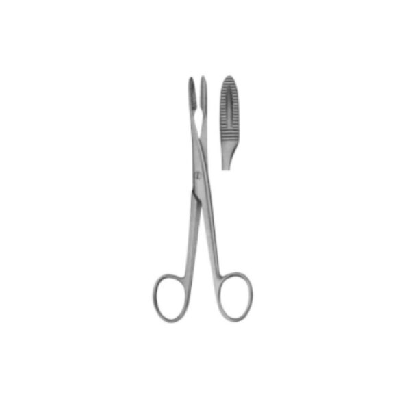 Curved Forceps AM_01-451 without Ratchet 14.5 cm