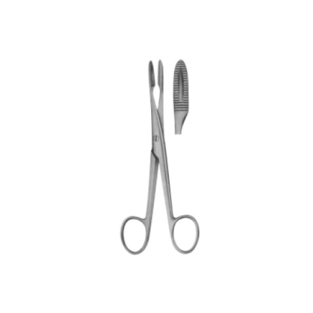 Curved Forceps AM_01-451 without Ratchet 14.5 cm