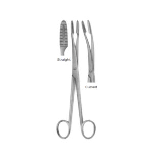 Curved Forceps AM_01-457 without Ratchet 20 cm