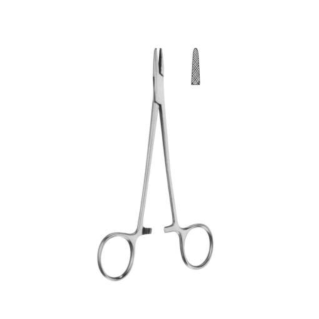 Curved Forceps AM_01-459 Baumgartner 14.5 cm