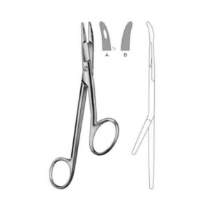 Curved Forceps AM_01-464 Gillies 15 cm